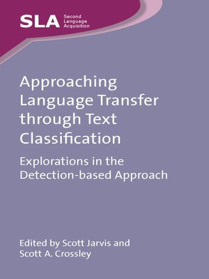 cover image of Approaching Language Transfer through Text Classification